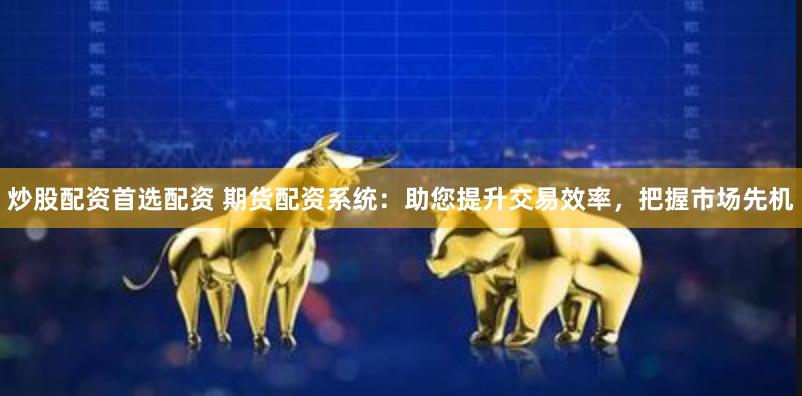炒股配资首选配资 期货配资系统：助您提升交易效率，把握市场先机